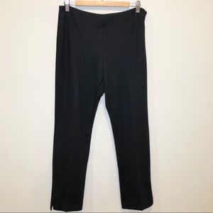 Adrienne Vittadini Elastic Black Pants Size 10